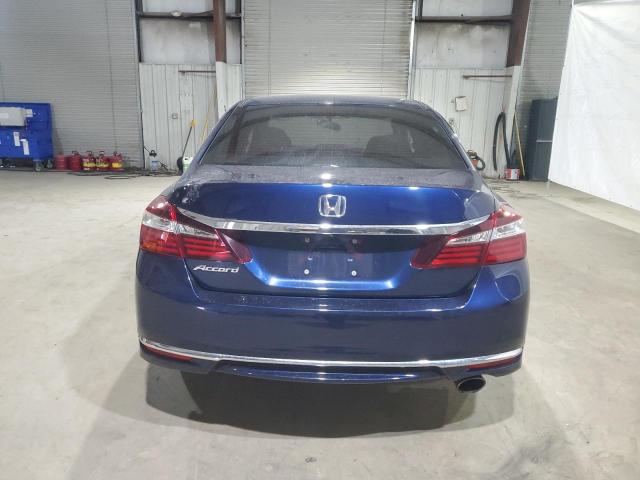 1HGCR2F35HA262815 - 2017 HONDA ACCORD LX BLUE photo 6