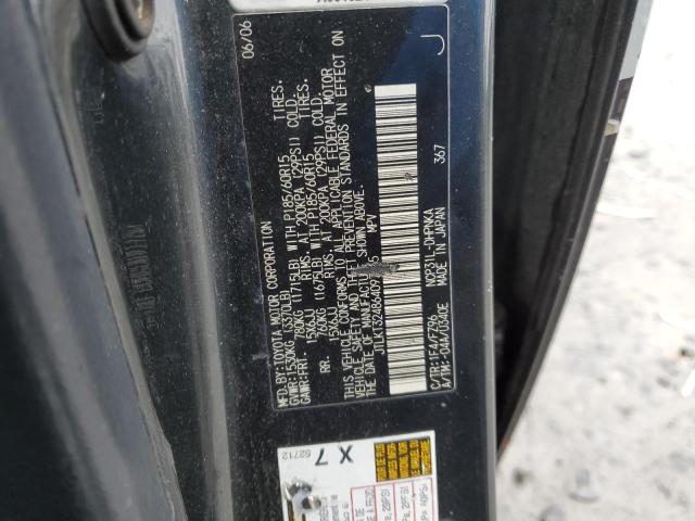 JTLKT324864097455 - 2006 TOYOTA SCION XB Schwarz Foto 12