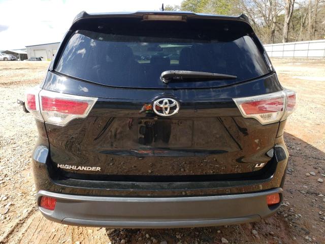 5TDZKRFH0FS041026 - 2015 TOYOTA HIGHLANDER LE BLACK photo 6