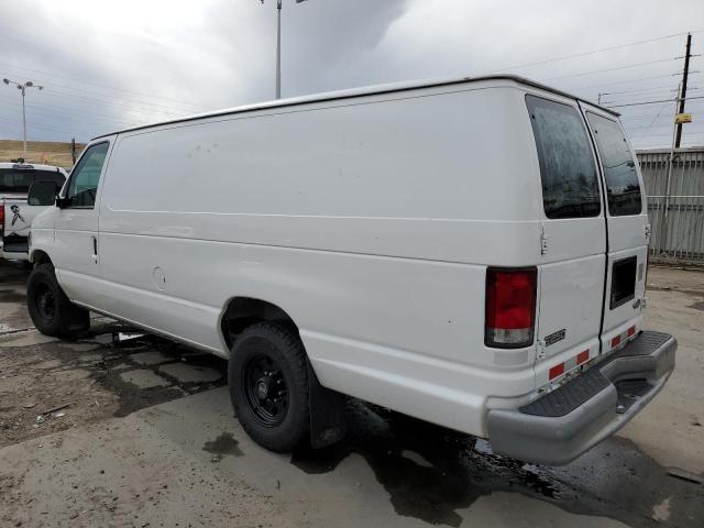 1FTNS24L81HA56285 - 2001 FORD ECONOLINE E250 VAN WHITE photo 2