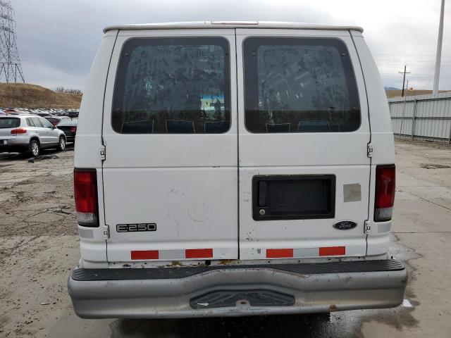 1FTNS24L81HA56285 - 2001 FORD ECONOLINE E250 VAN WHITE photo 6