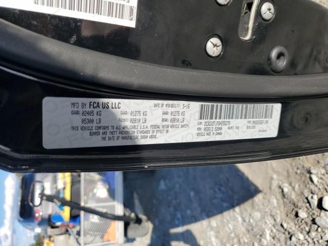 2C3CDZFJ7GH255275 - 2016 DODGE CHALLENGER R/T SCAT PACK BLACK photo 13