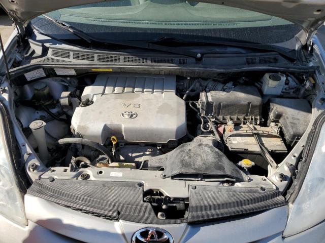 5TDZK23C27S025489 - 2007 TOYOTA SIENNA CE SILVER photo 11