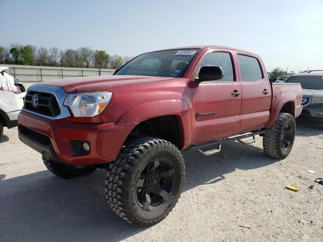 5TFJU4GN6DX044633 - 2013 TOYOTA TACOMA DOUBLE CAB PRERUNNER RED photo 1