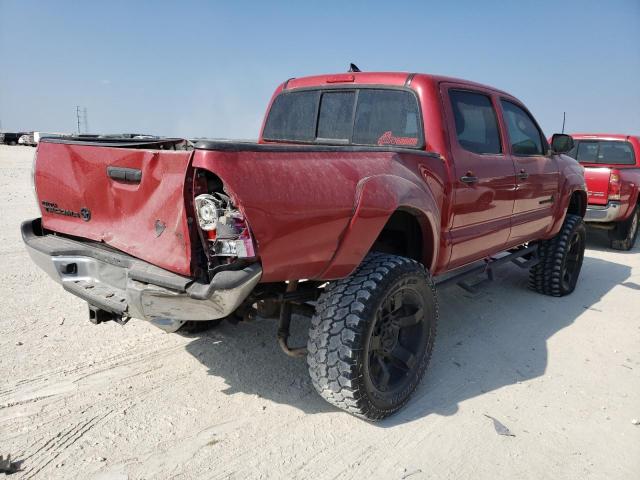 5TFJU4GN6DX044633 - 2013 TOYOTA TACOMA DOUBLE CAB PRERUNNER RED photo 3
