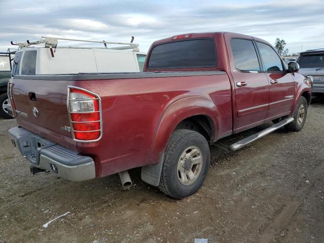 5TBET34136S525912 - 2006 TOYOTA TUNDRA DOUBLE CAB SR5 RED photo 3