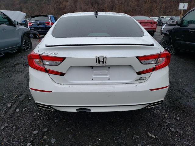 1HGCV2F33NA025506 - 2022 HONDA ACCORD SPORT WHITE photo 6