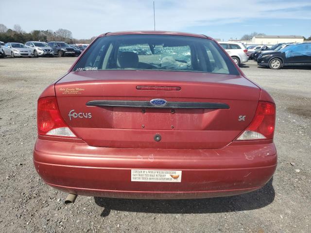 1FAFP3434YW290205 - 2000 FORD FOCUS SE RED photo 6