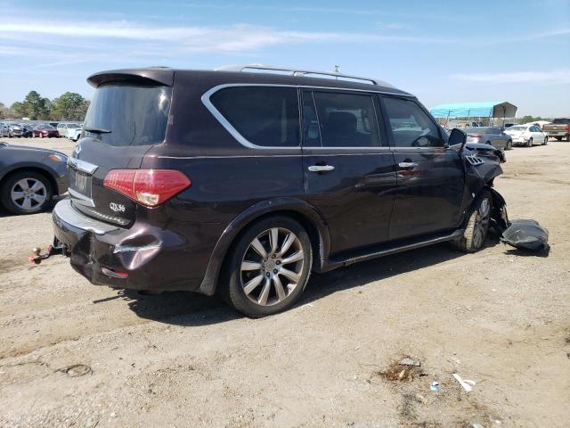 JN8AZ2NE4C9018337 - 2012 INFINITI QX56 BURGUNDY photo 3