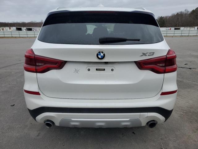 5UXTR9C56JLC76621 - 2018 BMW X3 XDRIVE30I WHITE photo 6