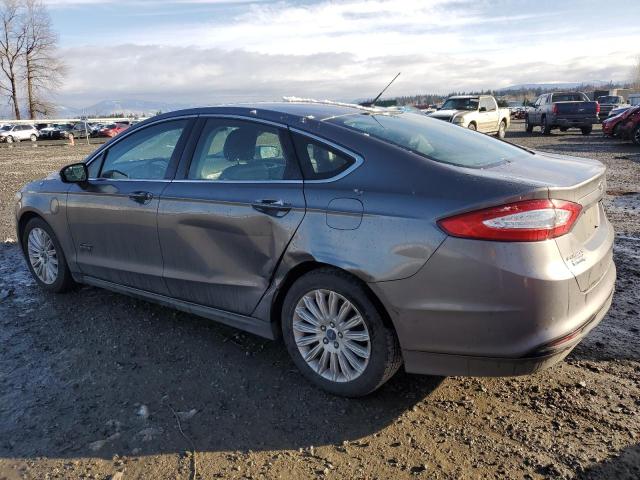 3FA6P0PU3DR261519 - 2013 FORD FUSION SE PHEV GRAY photo 2