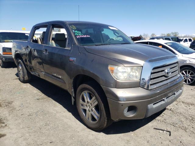 5TFEV58108X047758 - 2008 TOYOTA TUNDRA CREWMAX LIMITED BROWN photo 4