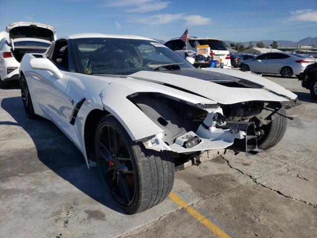 1G1YB2D71K5102194 - 2019 CHEVROLET CORVETTE STINGRAY 1LT WHITE photo 4