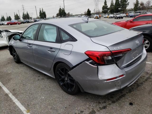 2HGFE2F57PH518205 - 2023 HONDA CIVIC SPORT 银色 照片 2