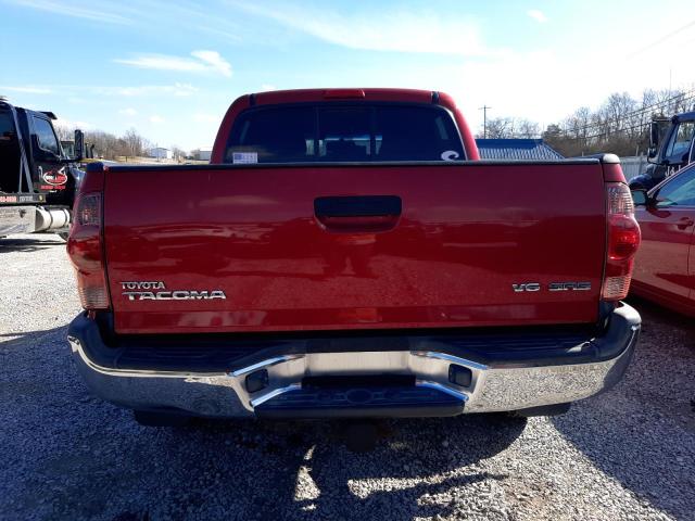 5TEJU62N17Z449749 - 2007 TOYOTA TACOMA DOUBLE CAB PRERUNNER RED photo 6