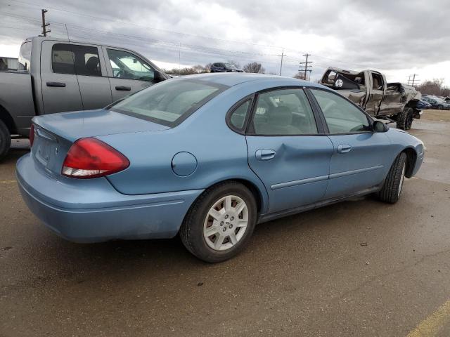 1FAFP53U37A209910 - 2007 FORD TAURUS SE BLUE photo 3