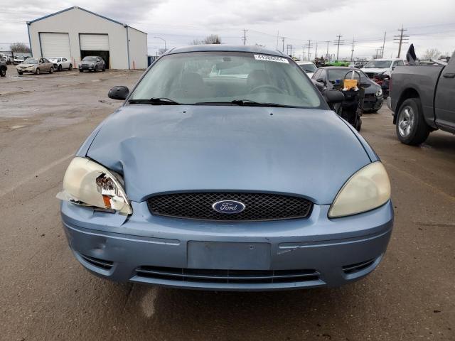 1FAFP53U37A209910 - 2007 FORD TAURUS SE BLUE photo 5