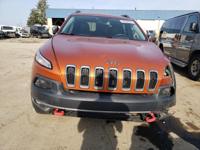 1C4PJMBS2EW267646 - 2014 JEEP CHEROKEE TRAILHAWK ORANGE photo 5