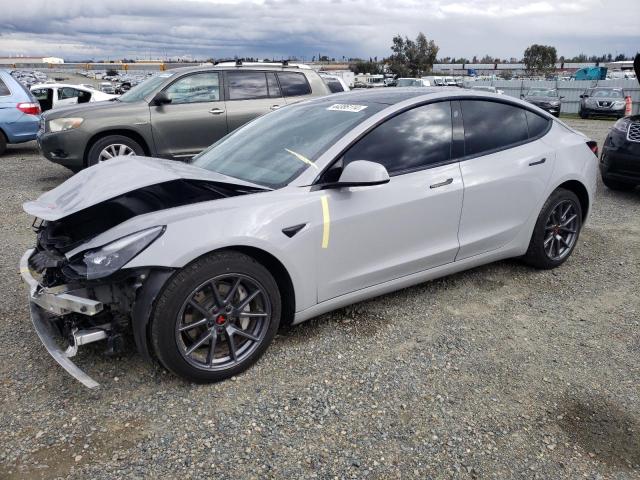 5YJ3E1EB1MF024264 - 2021 TESLA MODEL 3 GRAY photo 1