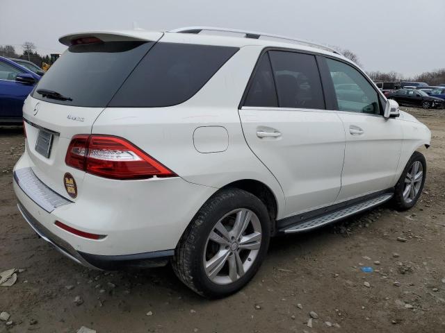 4JGDA5HB3FA442920 - 2015 MERCEDES-BENZ ML 350 4MATIC WHITE photo 3