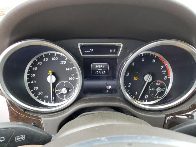 4JGDA5HB3FA442920 - 2015 MERCEDES-BENZ ML 350 4MATIC WHITE photo 9