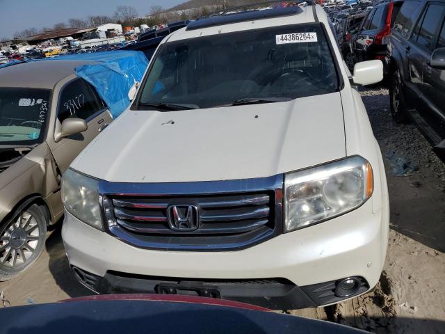 5FNYF4H91CB044283 - 2012 HONDA PILOT TOURING WHITE photo 5