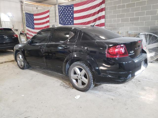 1B3BD1FB3BN558850 - 2011 DODGE AVENGER MAINSTREET BLACK photo 2