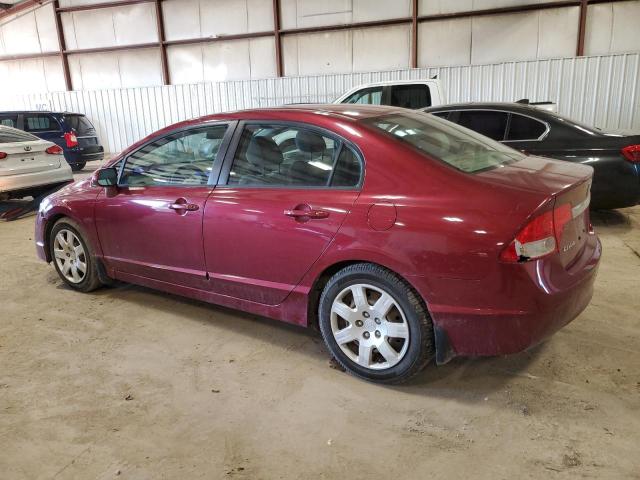 19XFA1F52BE000348 - 2011 HONDA CIVIC LX RED photo 2