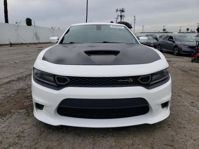 2C3CDXGJ5KH564173 - 2019 DODGE CHARGER SCAT PACK WHITE photo 5