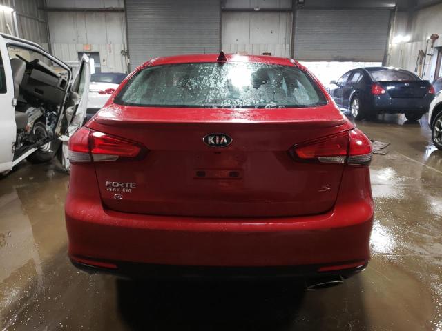 3KPFL4A71HE079900 - 2017 KIA FORTE LX RED photo 6