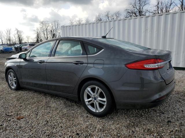 3FA6P0HD4JR228247 - 2018 FORD FUSION SE GRAY photo 2