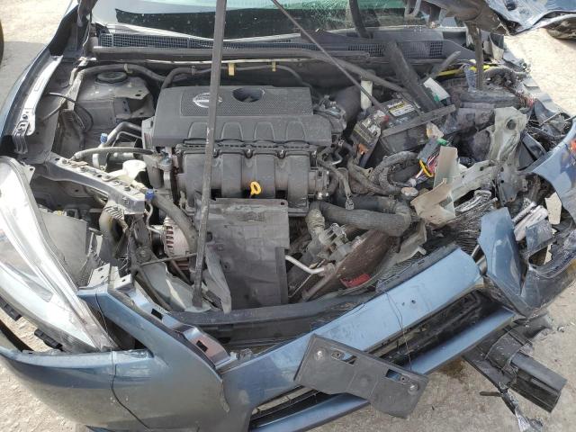 3N1AB7AP8EY276946 - 2014 NISSAN SENTRA S BLUE photo 11