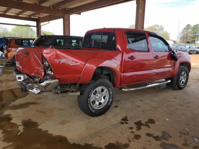 5TFJU4GNXBX009719 - 2011 TOYOTA TACOMA DOUBLE CAB PRERUNNER RED photo 3