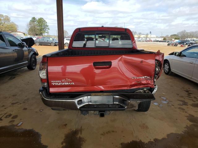 5TFJU4GNXBX009719 - 2011 TOYOTA TACOMA DOUBLE CAB PRERUNNER RED photo 6