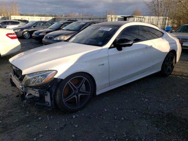 WDDWJ6EB7JF720923 - 2018 MERCEDES-BENZ C 43 4MATIC AMG WHITE photo 1