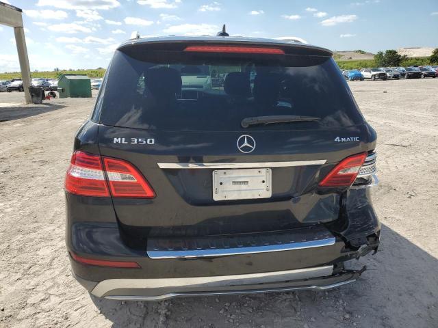 4JGDA5HB5EA270601 - 2014 MERCEDES-BENZ ML 350 4MATIC BLACK photo 6