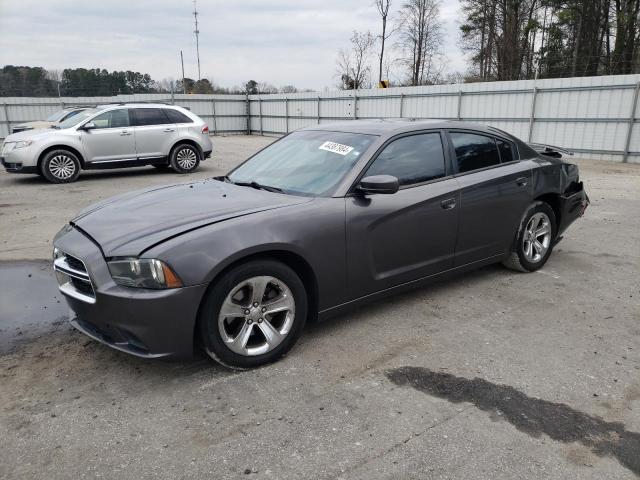 2C3CDXBG8EH350858 - 2014 DODGE CHARGER SE GRAY photo 1