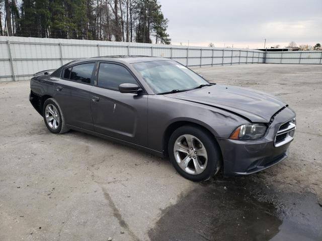 2C3CDXBG8EH350858 - 2014 DODGE CHARGER SE GRAY photo 4