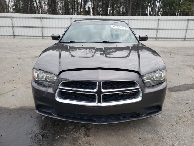 2C3CDXBG8EH350858 - 2014 DODGE CHARGER SE GRAY photo 5