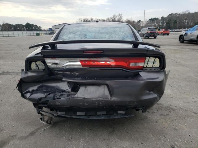2C3CDXBG8EH350858 - 2014 DODGE CHARGER SE GRAY photo 6