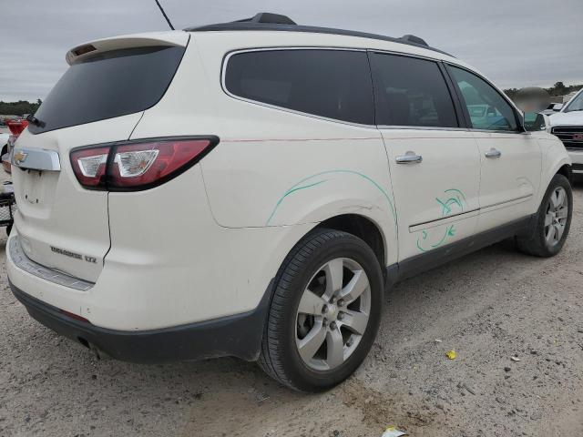 1GNKRJKD4FJ216030 - 2015 CHEVROLET TRAVERSE LTZ WHITE photo 3