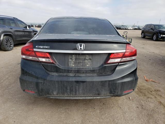 2HGFB2F83DH519303 - 2013 HONDA CIVIC EX BLACK photo 6