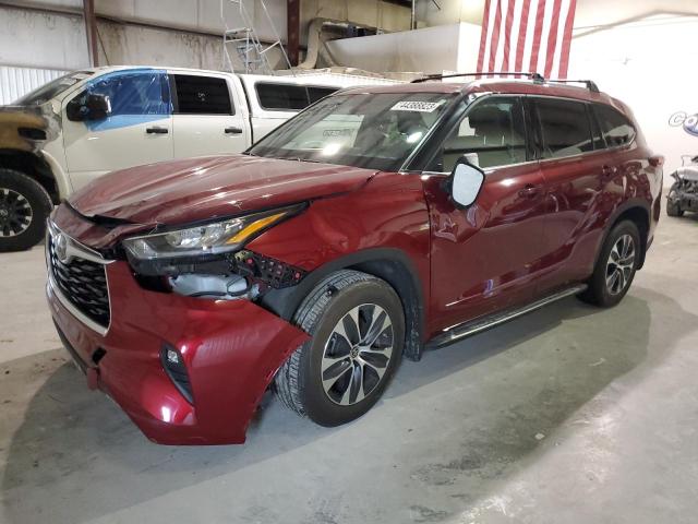 5TDGZRAH5LS511198 - 2020 TOYOTA HIGHLANDER XLE BURGUNDY photo 1