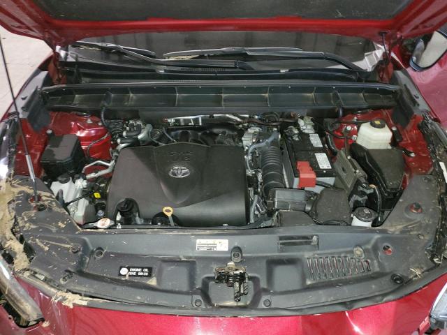 5TDGZRAH5LS511198 - 2020 TOYOTA HIGHLANDER XLE BURGUNDY photo 12