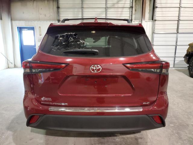 5TDGZRAH5LS511198 - 2020 TOYOTA HIGHLANDER XLE BURGUNDY photo 6