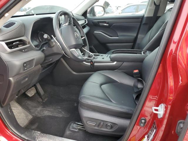 5TDGZRAH5LS511198 - 2020 TOYOTA HIGHLANDER XLE BURGUNDY photo 7