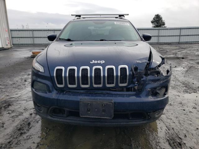 1C4PJMLX1JD583619 - 2018 JEEP CHEROKEE LATITUDE PLUS BLUE photo 5