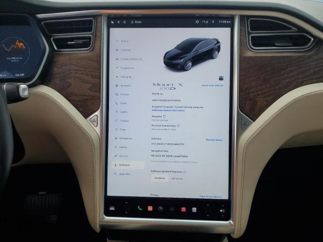 5YJXCBE22HF074500 - 2017 TESLA MODEL X BLACK photo 9