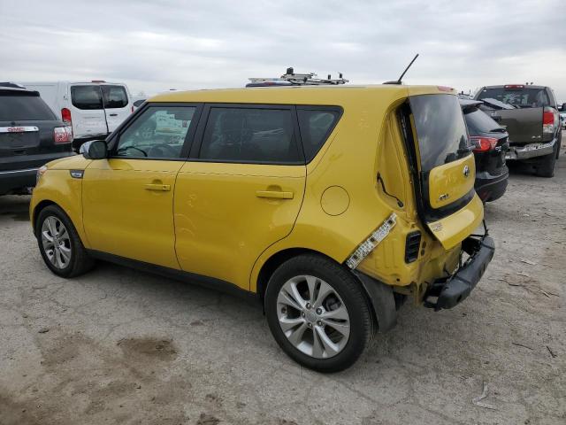 KNDJP3A5XF7195696 - 2015 KIA SOUL + YELLOW photo 2