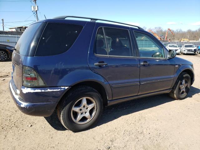 4JGAB54E11A228372 - 2001 MERCEDES-BENZ ML 320 BLUE photo 3